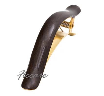 Hair Accessories - Medium Ficcarissimo Classic Enamel Clip