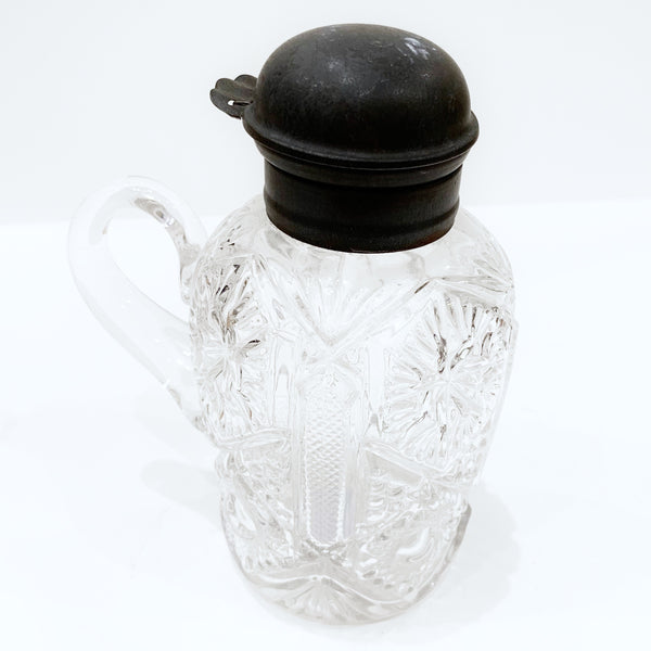 Estate Collection Crystal - Pitcher Syrup  Brilliant Cut Crystal
