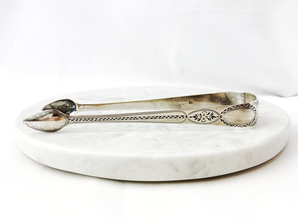Estate Collection Sterling - Tongs English Georgian