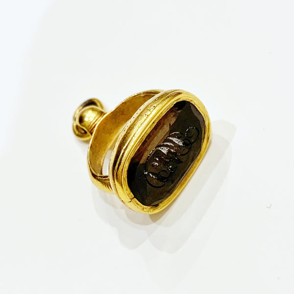 Estate Collection Watch Fob -  Antique w/Mono
