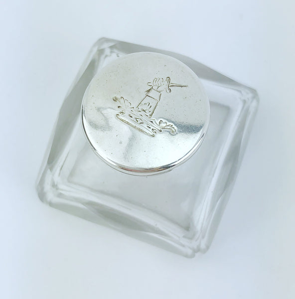 Estate Collection Sterling - Scent Bottle w/Silver Top