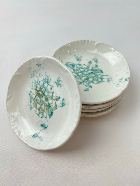 Estate Collection Antique Butter Pats - Set of Five