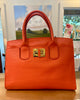 Purse - Bella Soft Medium Papaya Tote