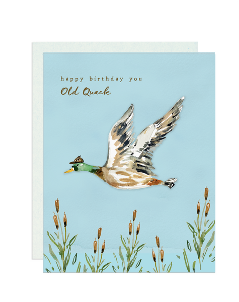 Greeting Cards - Happy B-day Old quack