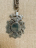 Necklace - Antique Sterling English Watch Fob Necklace