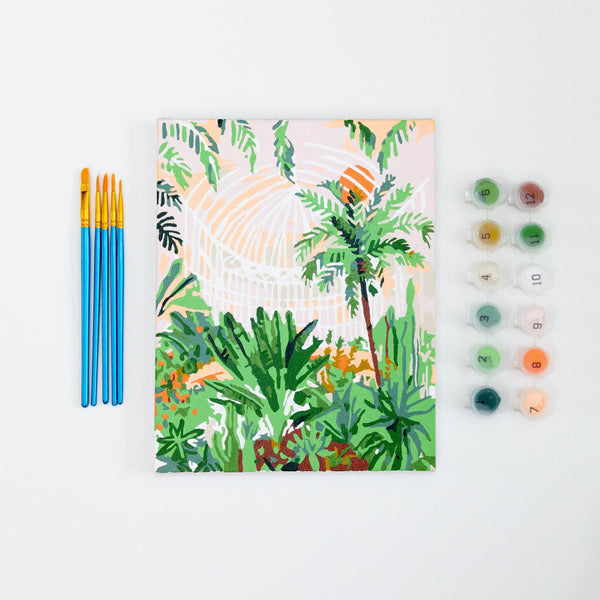 Paint by Numbers - Victorian Greenhouse Framed