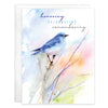 Greeting Cards - With Scripture Sympathy Greeting Card - Bluebird/Branch