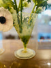 Estate Collection Antique English Opalescent Vaseline Glass Vases