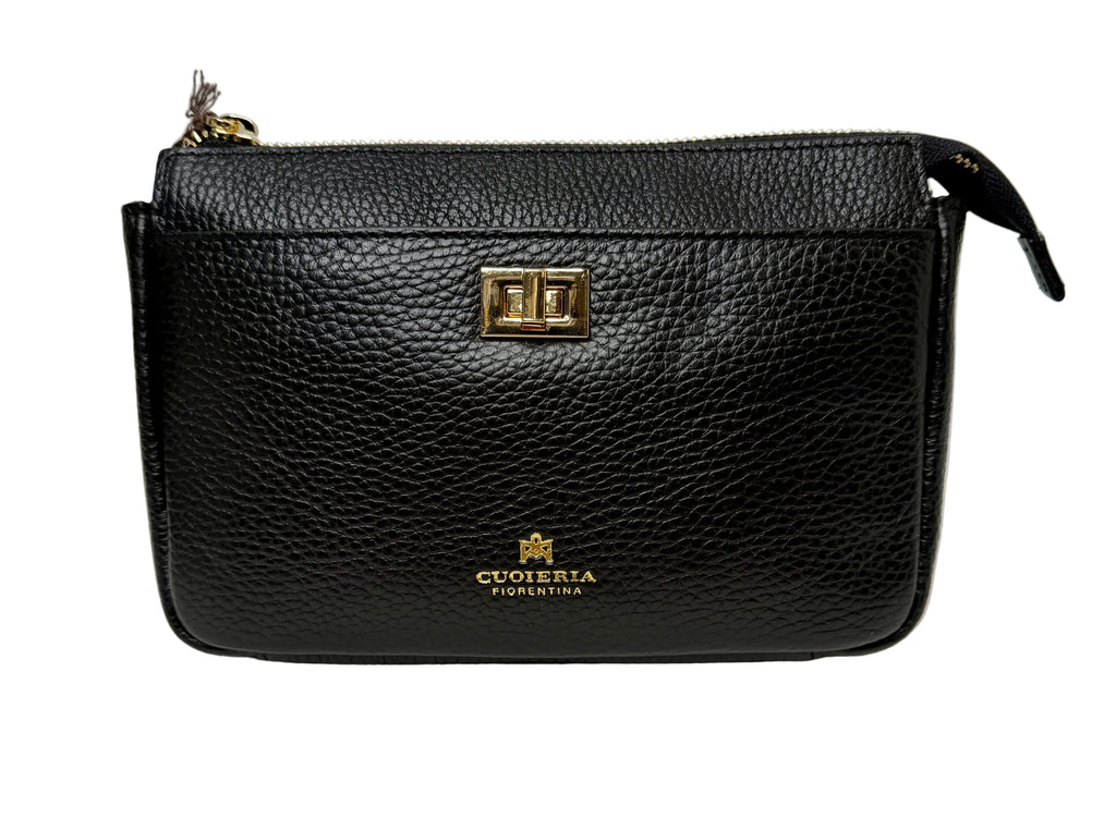 Cuoieria Fiorentina - Bella Makeup Case in Black