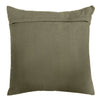 Pillow - Wild Flowers Cotton Embroidered Pillow in Gray