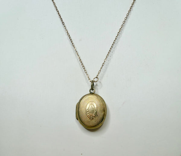 Estate Collection Gold Filled Necklace with Locket