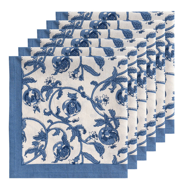 Napkins - Granada Cornflower Blue - Set of 6