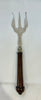 Estate Collection - Vintage Silver and Wood Serving Fork