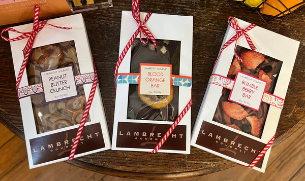 Lambrecht Gourmet Chocolate Bark Bars - 3 Flavors