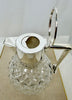 Estate Collection - Crystal and Sterling Antique Claret Pitcher