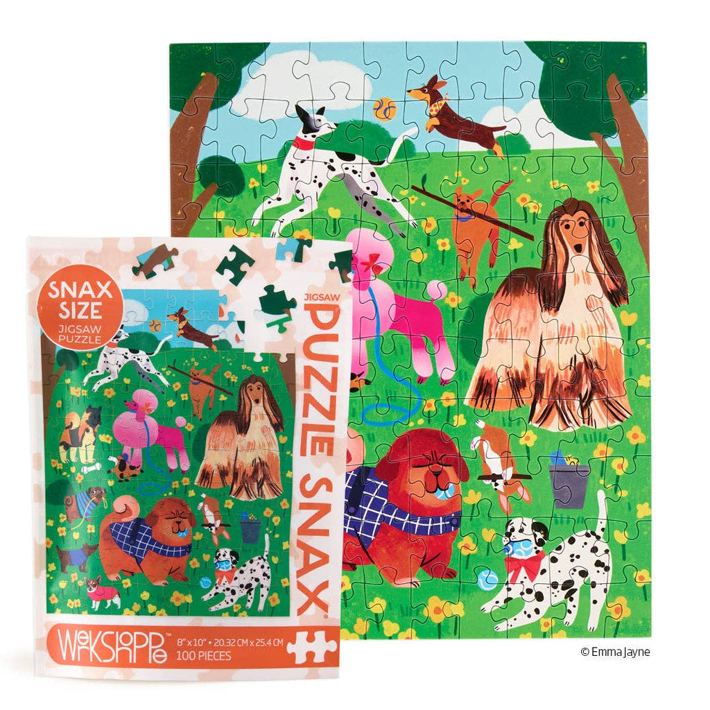 Puzzle - Puppy Park 100 Piece Puzzle Snax
