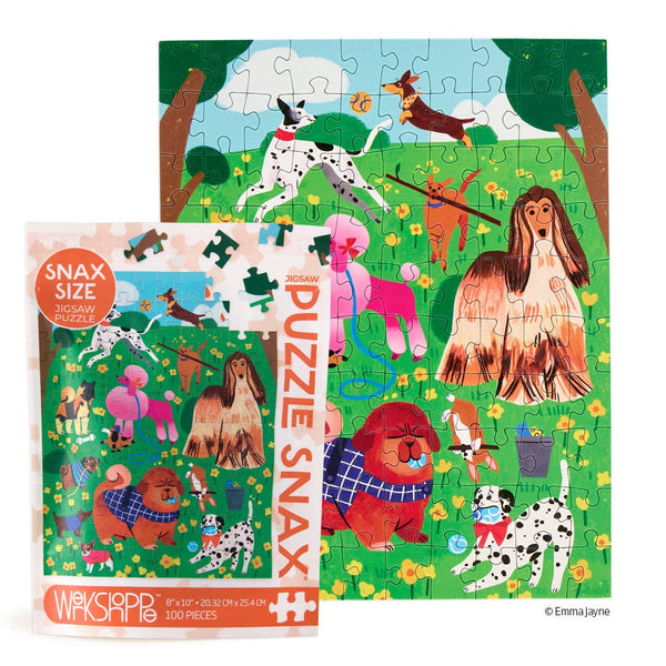 Puzzle - Puppy Park 100 Piece Puzzle Snax