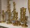 Estate Collection  - Smithsonian Pattern Brass Candlestick