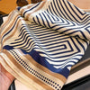 Scarf - Minimalist Striped Silk Scarf