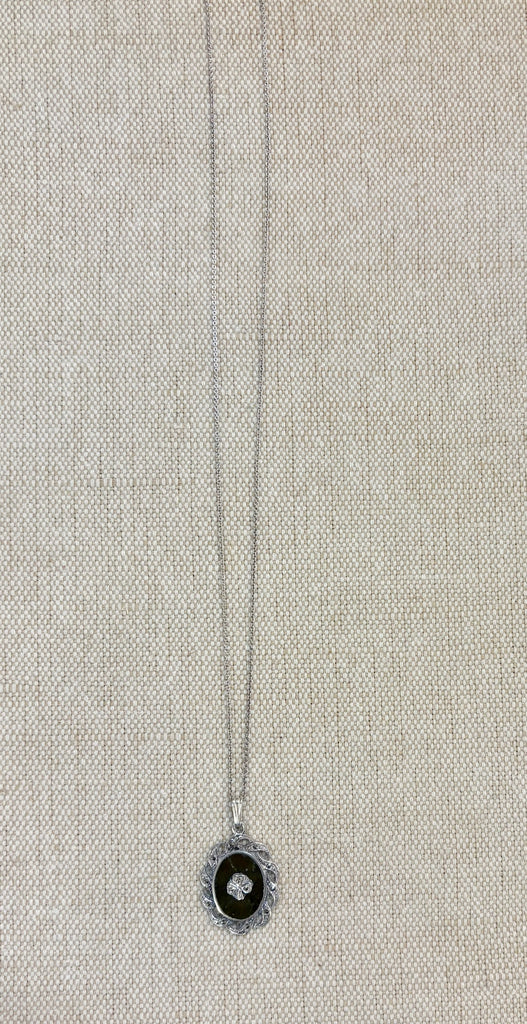 Estate Collection - Sterling and Connemara Marble Necklace