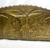 Estate Collection - Embossed Brass Covered Wooden Box