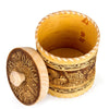 Woven Birch Bark Storage Container Squirrels