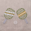 Towel - Pickleball Linen Towel: Soft Flax (Green)