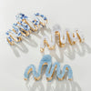 Hair Accessories - Large Squiggle Metal Claw Clip
