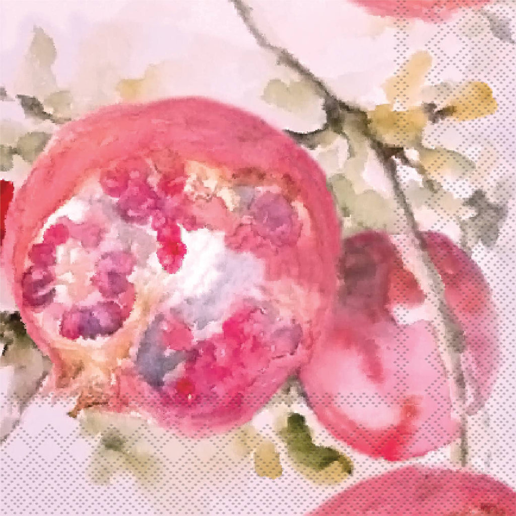 Beverage Napkin - Pomegranate Mangiacotti
