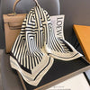 Scarf - Minimalist Striped Silk Scarf