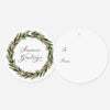 Gift Tags - "Season's Greetings" Round Gift Tag (Set of 8)
