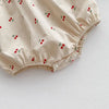 Bloomer - Cherie Fabric Bloomer w/Red Collar