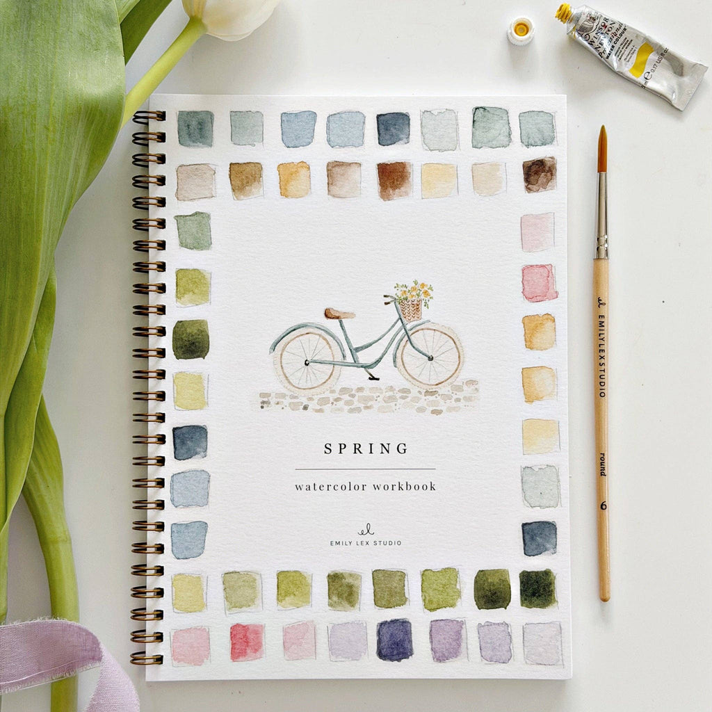 Watercolor - Spring Watercolor Workbook