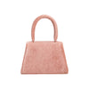 Purse - Sabrina Blush Mini Velvet Top Handle Bag