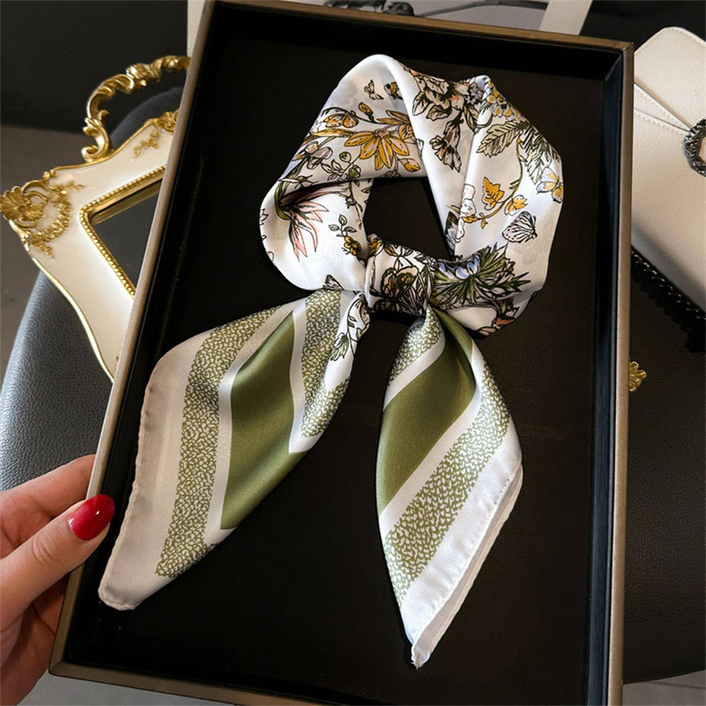 Scarf - Silky Butterfly Print Scarf