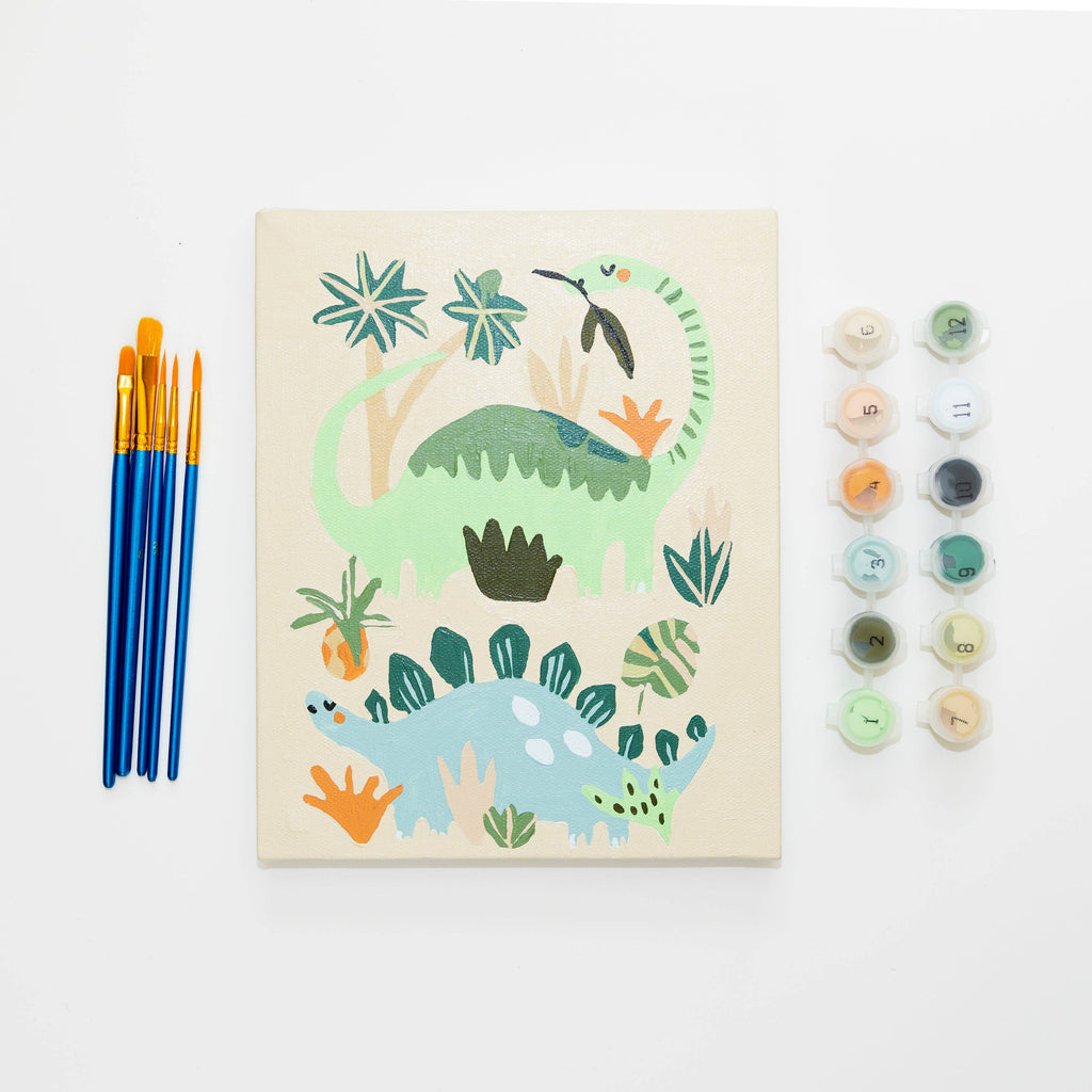 Paint by Numbers for Kids - Dino Days(Plant Eaters)