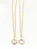 Dina Mackney - Petite Circle Charm Necklace - Several Colors