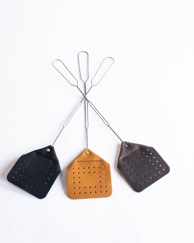 Leather Flyswatter - 3 Colors