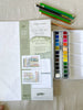 Coloring Pages: Book Stacks Paint Set