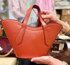 Cuoieria Fiorentina - Wave Small Tote in Brick
