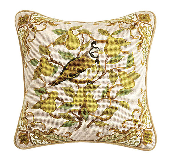 Pillow - Partridge Needlepoint Pillow