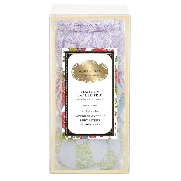 Candles - Classic Travel Tin Soy Candles Trio Set