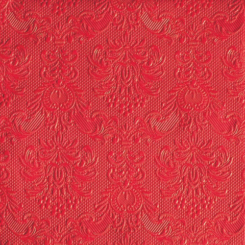 Beverage Napkin - Elegance in Red