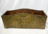 Estate Collection - Embossed Brass Covered Wooden Box