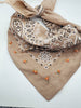Bandana - Mini Bouquet - Tan