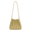 Purse - Carrie Avocado Pleated Vegan Leather Shoulder Bag