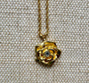 Estate Collection - Vintage Gold Flower Necklace