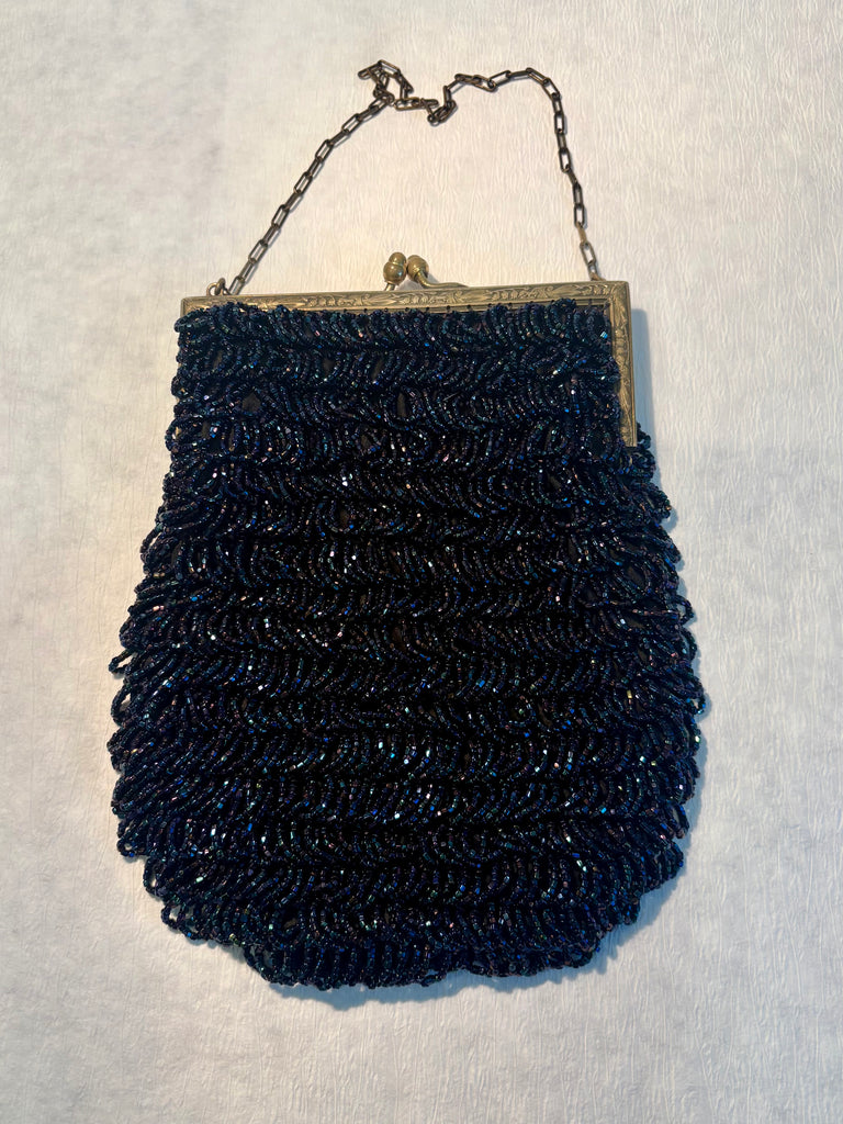 Estate Collection - Antique Purse Art Deco Aurora Borealis