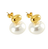 Earrings - Pearl Stud Gold or Silver