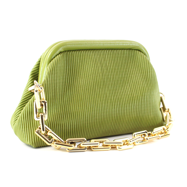 Purse - Small Crossbody Purse w/Interchangeble Chain Straps